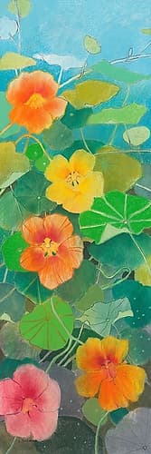 Nasturtium 1 Impressionniste reproduction