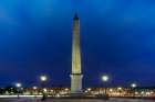 Place de la Concorde by Night Art Print