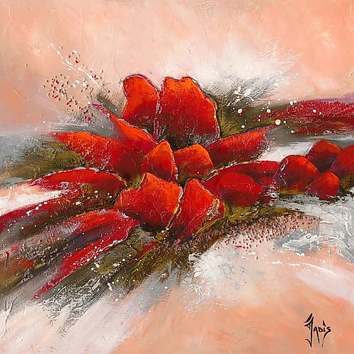 Fleur de lune 2 Art Print by Jadis