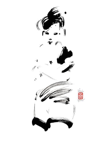 La tentation Art Print