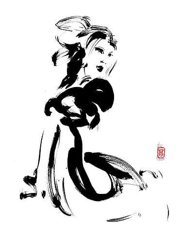 Lassurance du charme Art Print