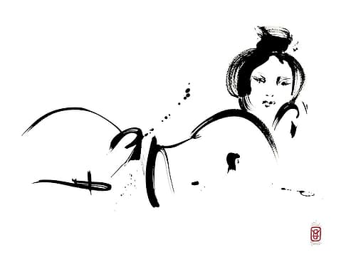Linsolente sait poser Art Print
