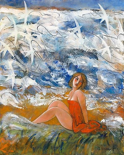 Lorchestration du desir en petites voiles Art Print