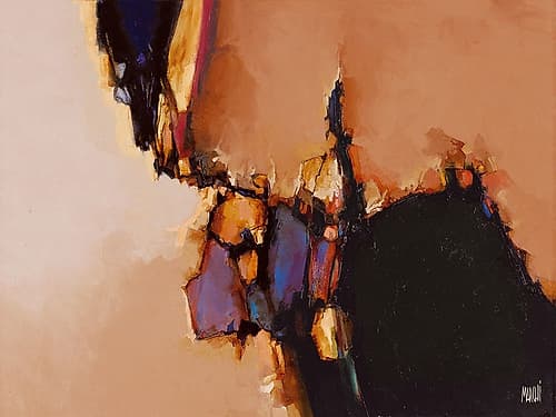 Le sixieme continent Art Print by Marchi