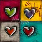 Coeurs en Couleurs II Pop Culture Print