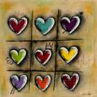 Colored Hearts II Pop Culture Print