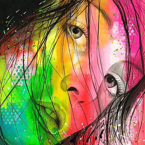 Alicia Art Print by Lise Lemahieu