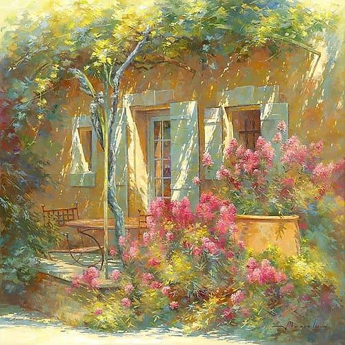 Bouquet de Valerianes Art Print