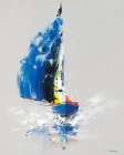 Le Bateau Bleu Art Print