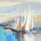 Voiles blanches II Art Print
