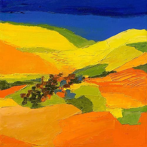 Terre de soleil Landscape Print