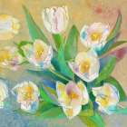 Weisse Tulpen 2 Art Print