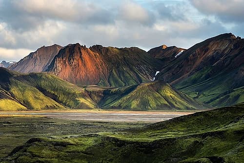 Landmannarlaugar Island Landscape Print