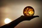 Soleil en verre Pop Culture Print