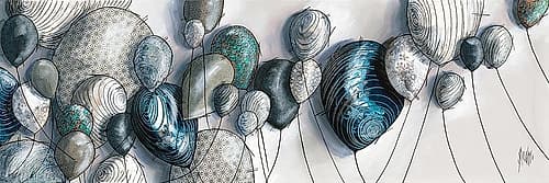 Prolongements Art Print