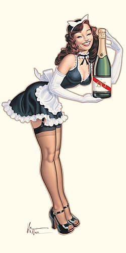 French Maid Art Print
