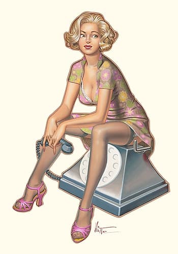 Telefon Art Print